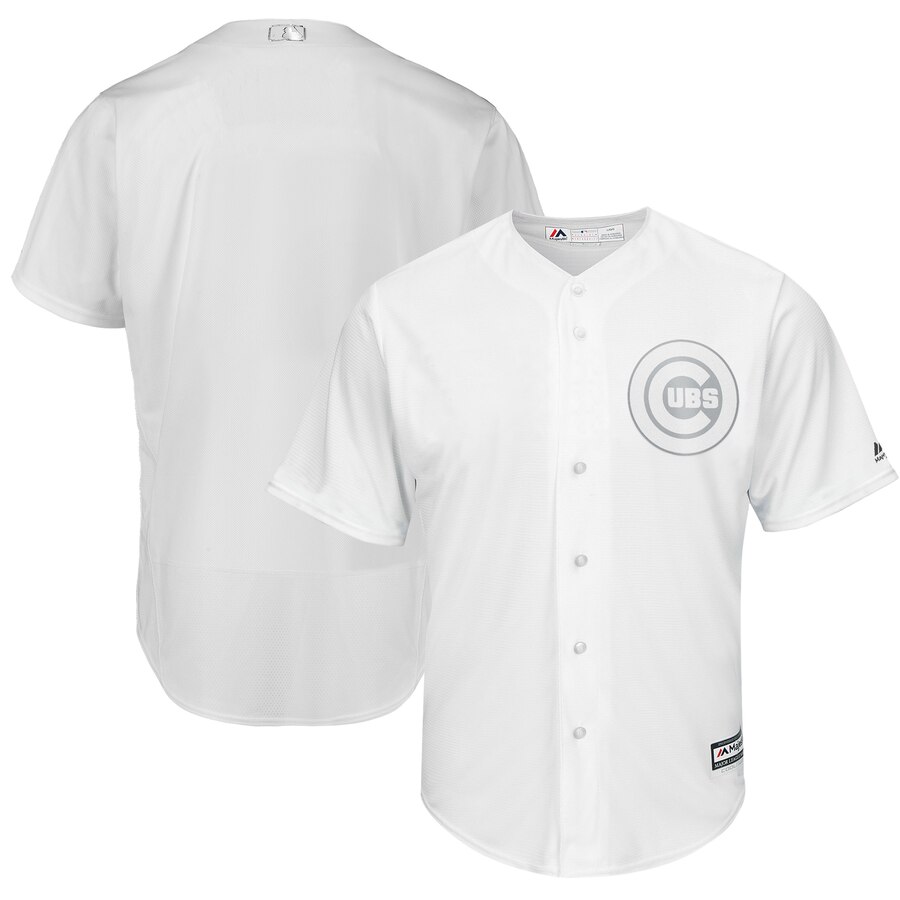 Customized Men Chicago Cubs blank white MLB Jerseys->pittsburgh pirates->MLB Jersey